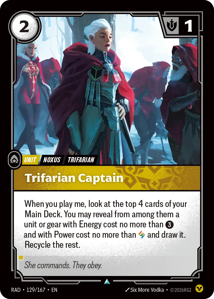 Trifarian Captain [RAD-129/167] [Radiance]