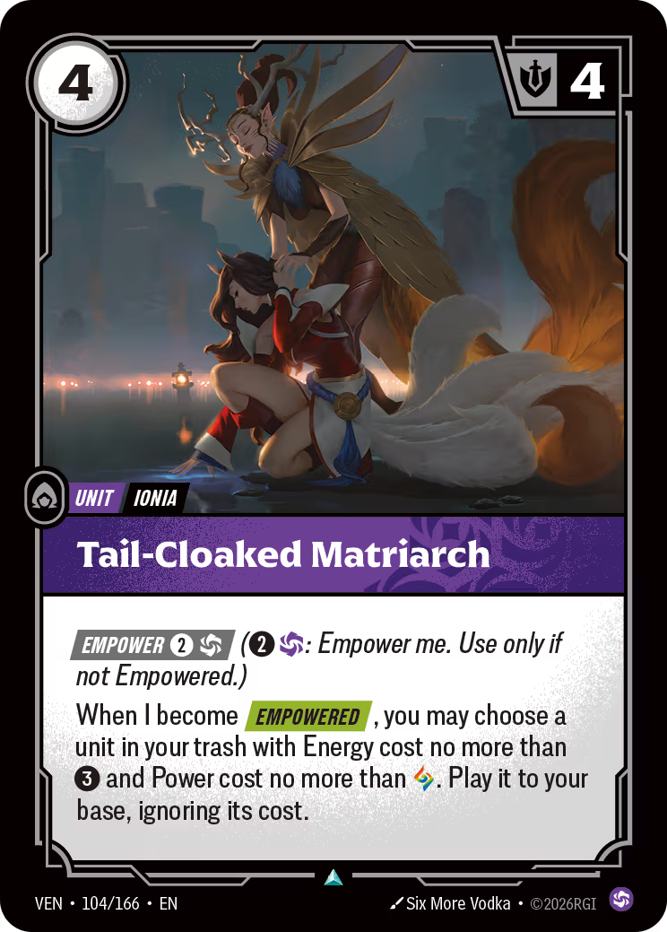 Tail-Cloaked Matriarch [VEN-104/166] [Vendetta] [Foil]