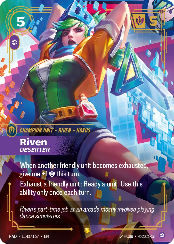 Riven, Deserter [RAD-114a/167] [Radiance]