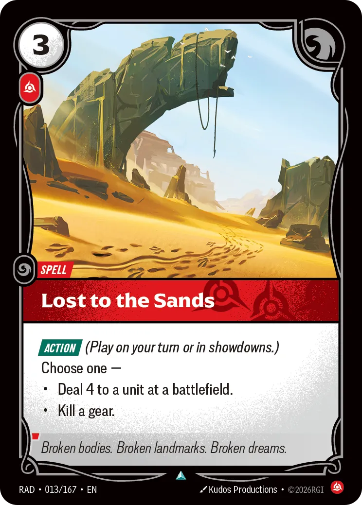 Lost to the Sands [RAD-013/167] [Radiance]