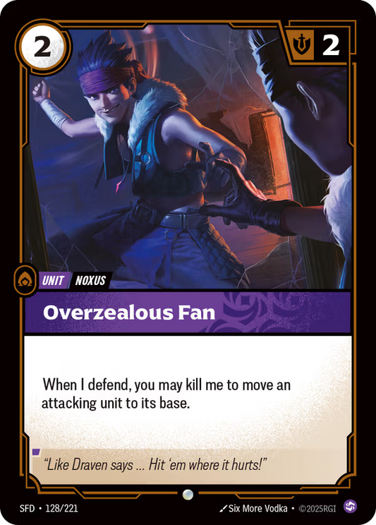 Overzealous Fan [SFD-128/221] [Spiritforged]