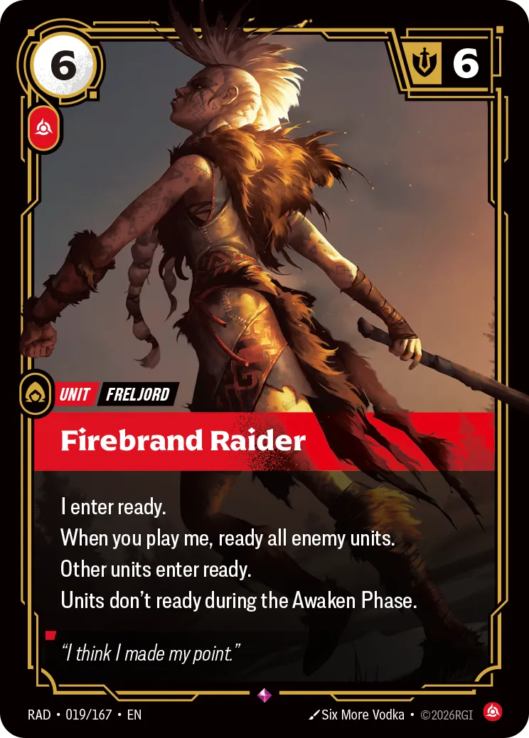 Firebrand Raider [RAD-019/167] [Radiance]