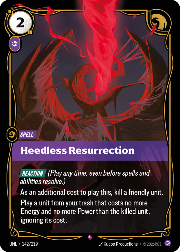 Heedless Resurrection [UNL-142/219] [Unleashed]