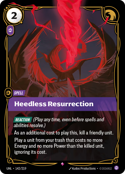 Heedless Resurrection [UNL-142/219] [Unleashed]