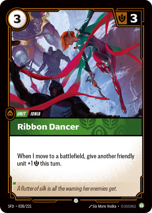 Ribbon Dancer [SFD-038/221] [Spiritforged] [Foil]