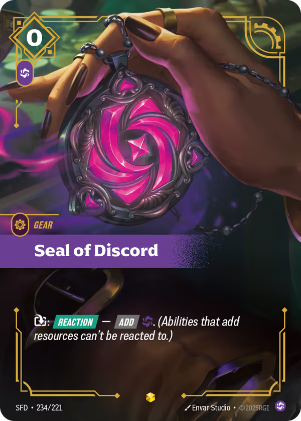Seal of Discord [SFD-234/221] [Spiritforged]