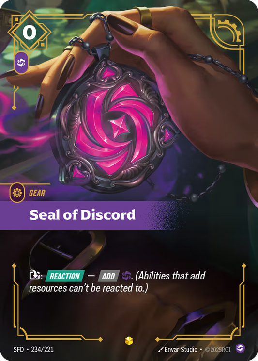 Seal of Discord [SFD-234/221] [Spiritforged]