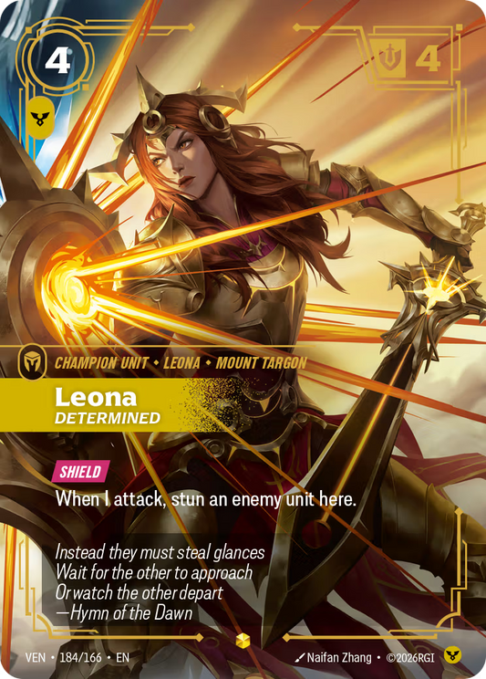 Leona, Determined [VEN-184/166] [Vendetta]