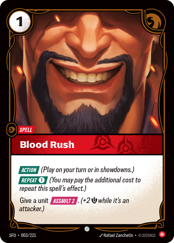Blood Rush [SFD-003/221] [Spiritforged]