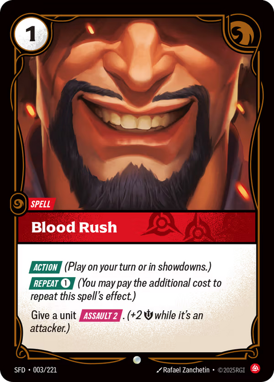 Blood Rush [SFD-003/221] [Spiritforged]