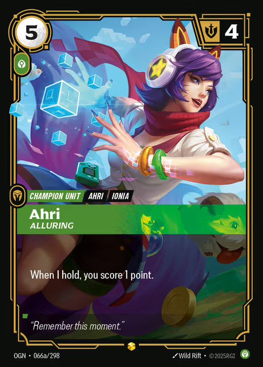 Ahri, Alluring [OGN-066a/298] [Origins]