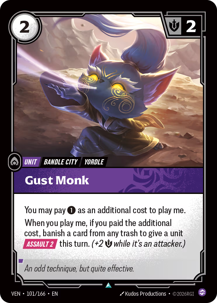 Gust Monk [VEN-101/166] [Vendetta]