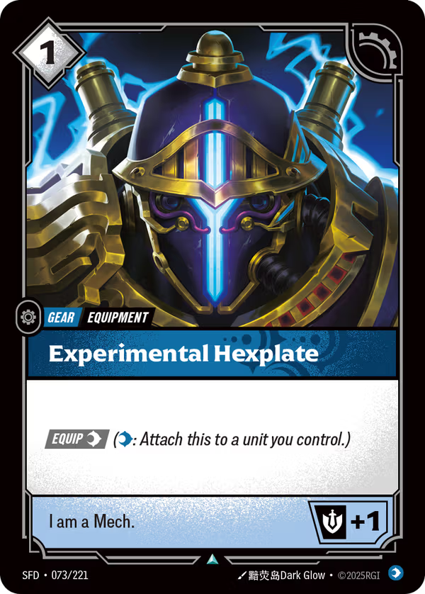 Experimental Hexplate [SFD-073/221] [Spiritforged]
