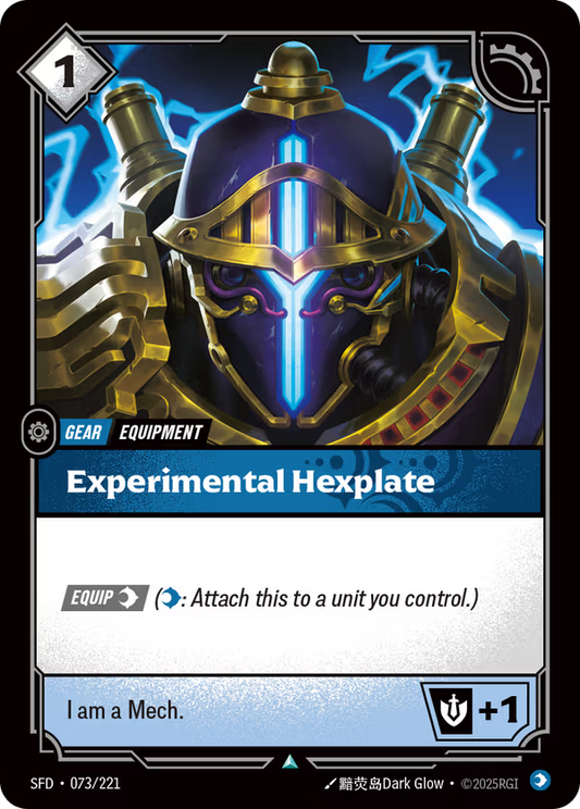 Experimental Hexplate [SFD-073/221] [Spiritforged]