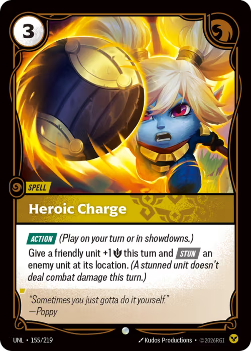 Heroic Charge [UNL-155/219] [Unleashed] [Foil]