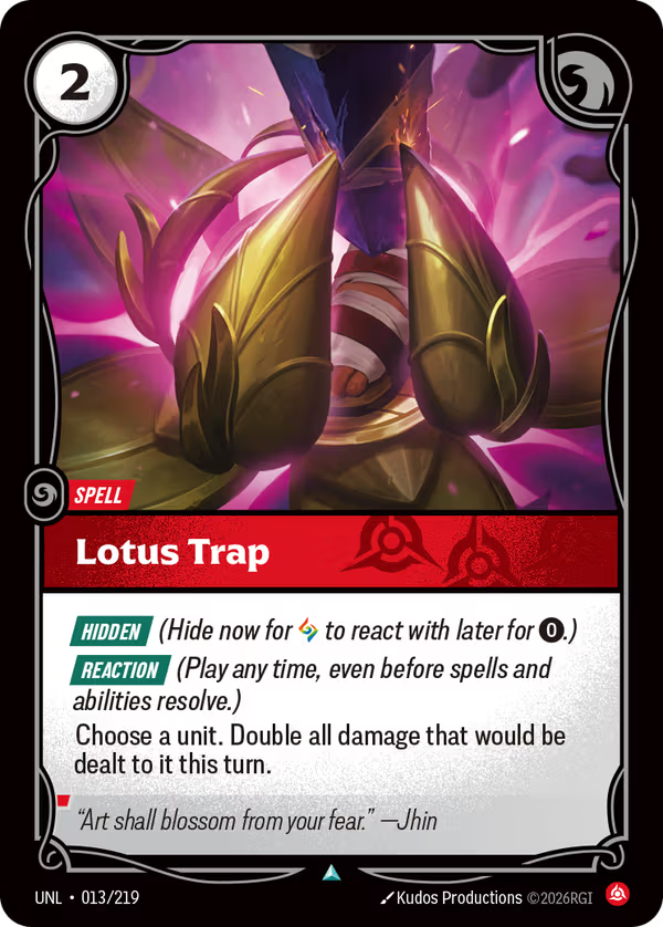 Lotus Trap [UNL-013/219] [Unleashed] [Foil]