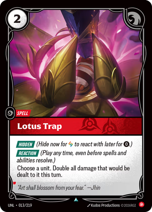 Lotus Trap [UNL-013/219] [Unleashed] [Foil]