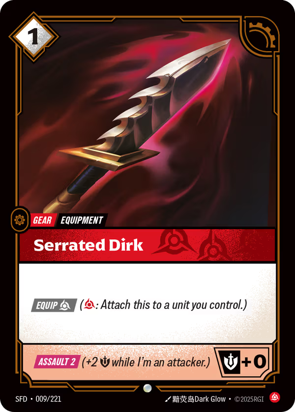 Serrated Dirk [SFD-009/221] [Spiritforged]