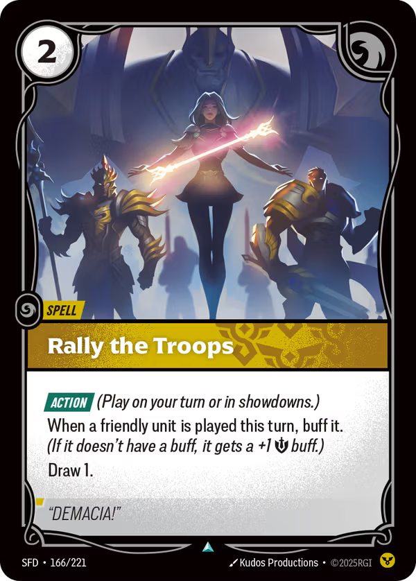 Rally the Troops [SFD-166/221] [Spiritforged]