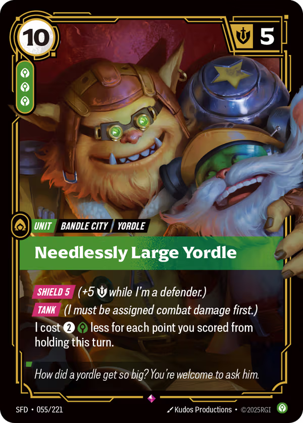 Needlessly Large Yordle [SFD-055/221] [Spiritforged]