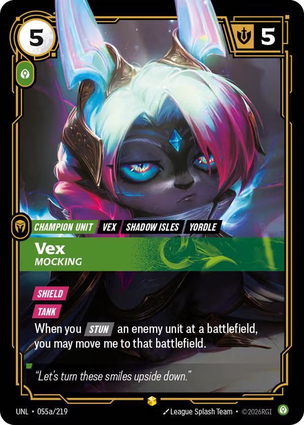 Vex, Mocking [UNL-055a/219] [Unleashed]