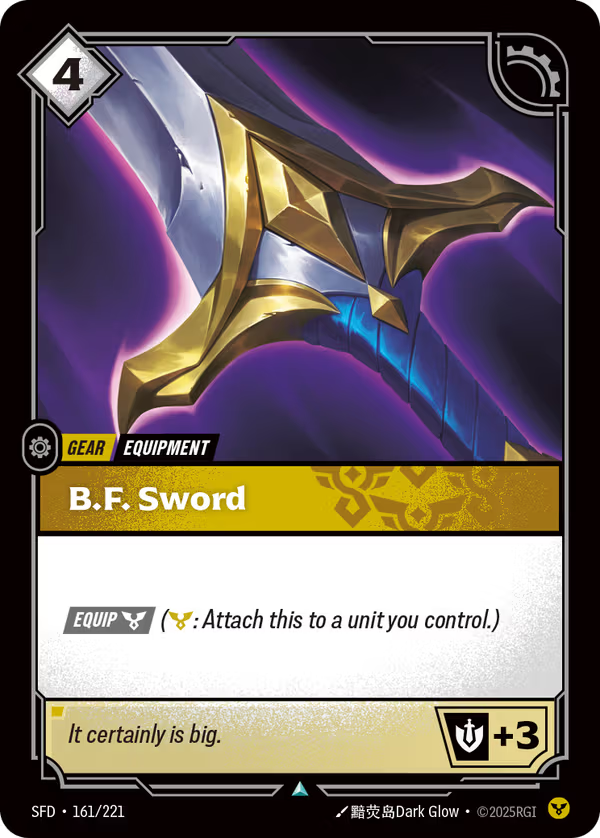 B.F. Sword [SFD-161/221] [Spiritforged]