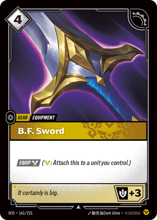 B.F. Sword [SFD-161/221] [Spiritforged]