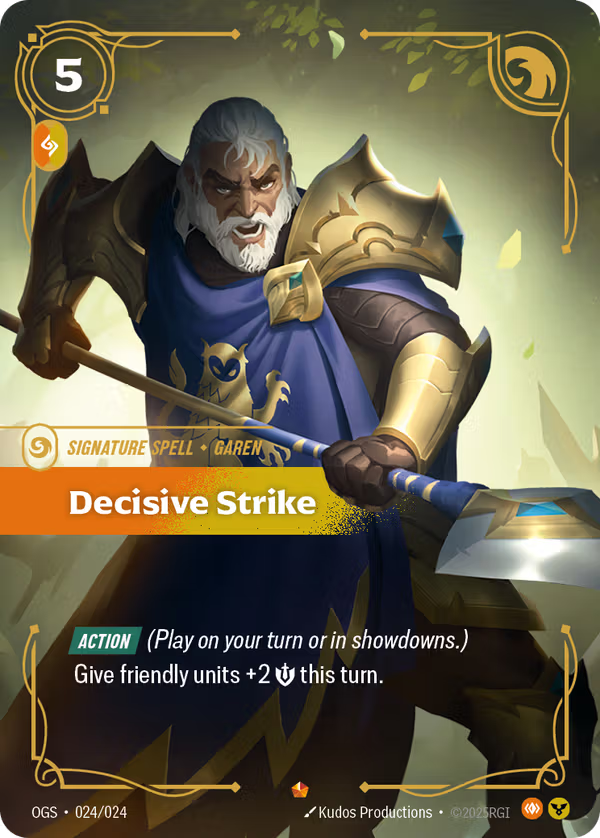 Decisive Strike [OGS-024/024] [Origins Proving Grounds]