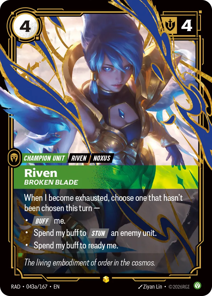 Riven, Broken Blade [RAD-043a/167] [Radiance]