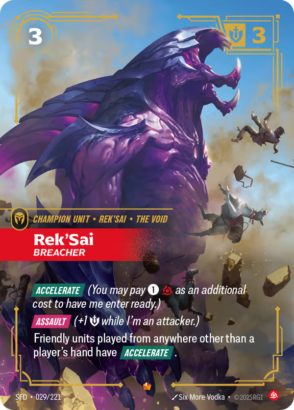 Rek'Sai, Breacher [SFD-029/221] [Spiritforged]
