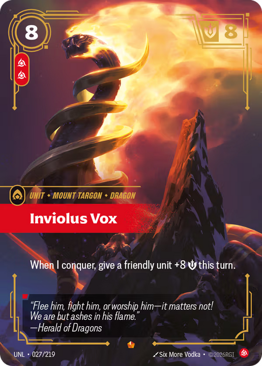 Inviolus Vox [UNL-027/219] [Unleashed]