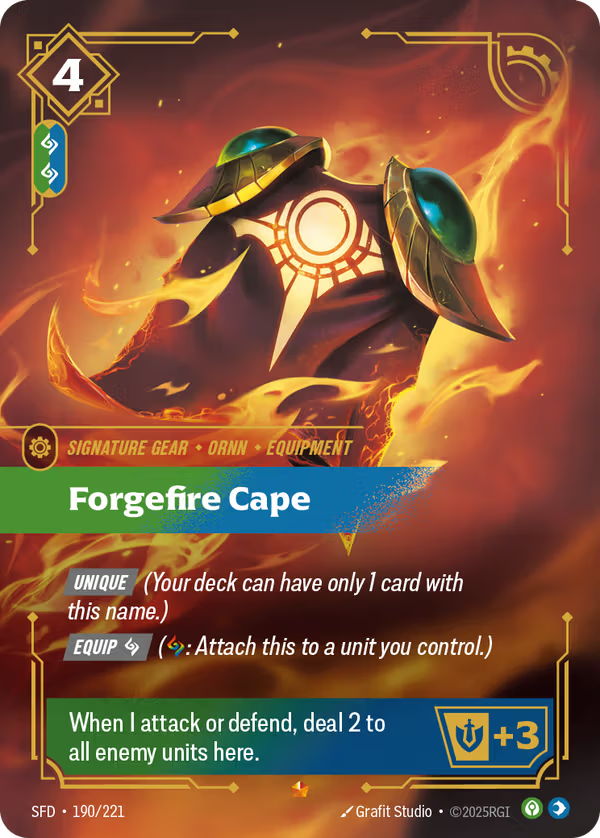 Forgefire Cape [SFD-190/221] [Spiritforged]