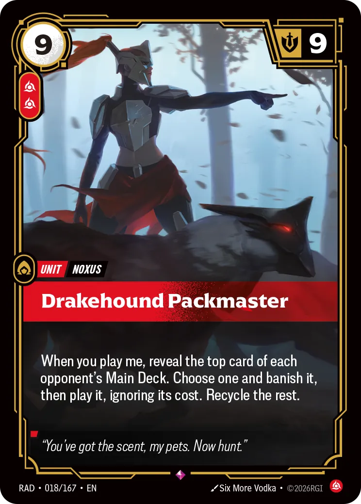 Drakehound Packmaster [RAD-018/167] [Radiance]