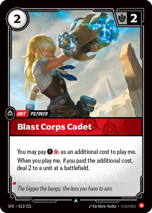 Blast Corps Cadet [SFD-013/221] [Spiritforged]