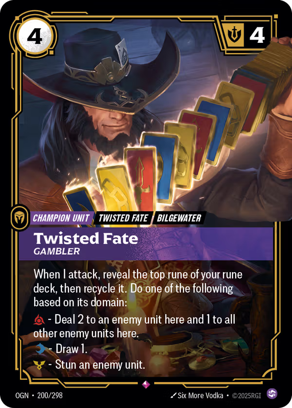 Twisted Fate, Gambler [OGN-200/298] [Origins]