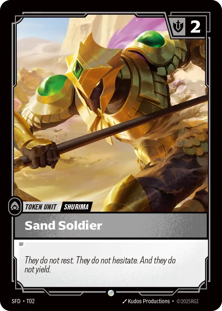 Sand Soldier [SFD-T02] [Spiritforged]