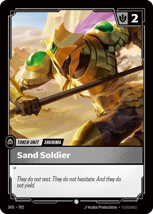 Sand Soldier [SFD-T02] [Spiritforged]