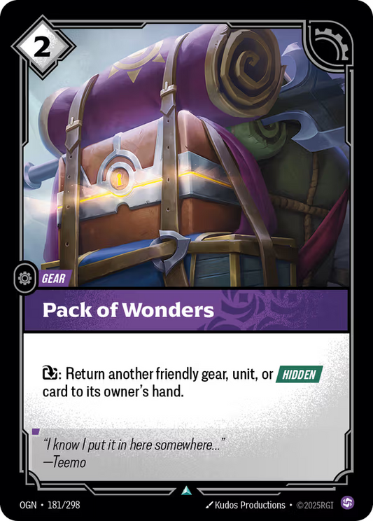 Pack of Wonders [OGN-181/298] [Origins]