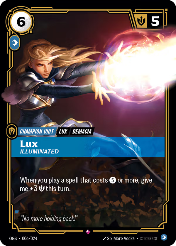 Lux, Illuminated OGS-006/024] [Origins Proving Grounds]