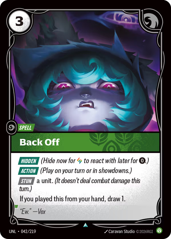 Back Off [UNL-042/219] [Unleashed] [Foil]