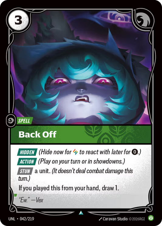 Back Off [UNL-042/219] [Unleashed]