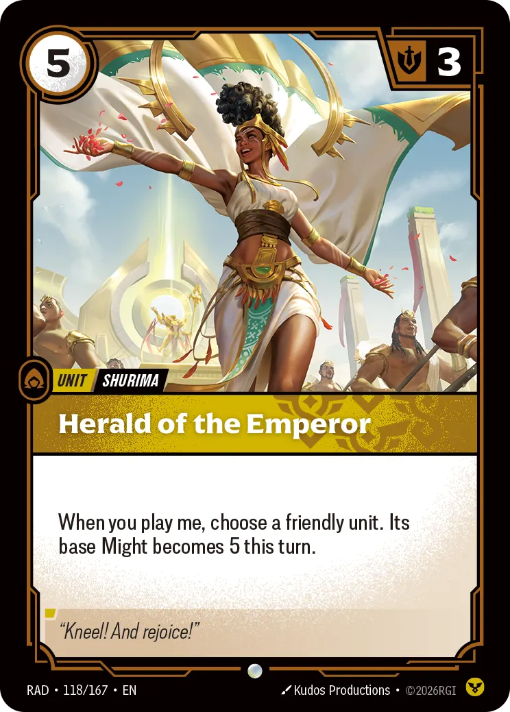Herald of the Emperor [RAD-118/167] [Radiance]