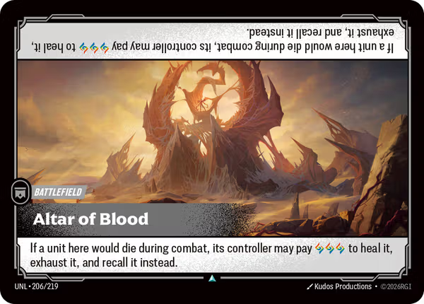 Altar of Blood [UNL-206/219] [Unleashed] [Foil]