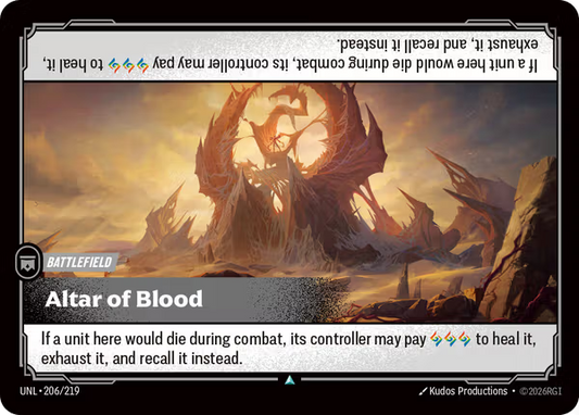 Altar of Blood [UNL-206/219] [Unleashed]