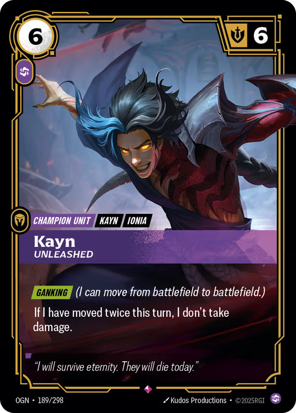 Kayn, Unleashed [OGN-189/298] [Origins]