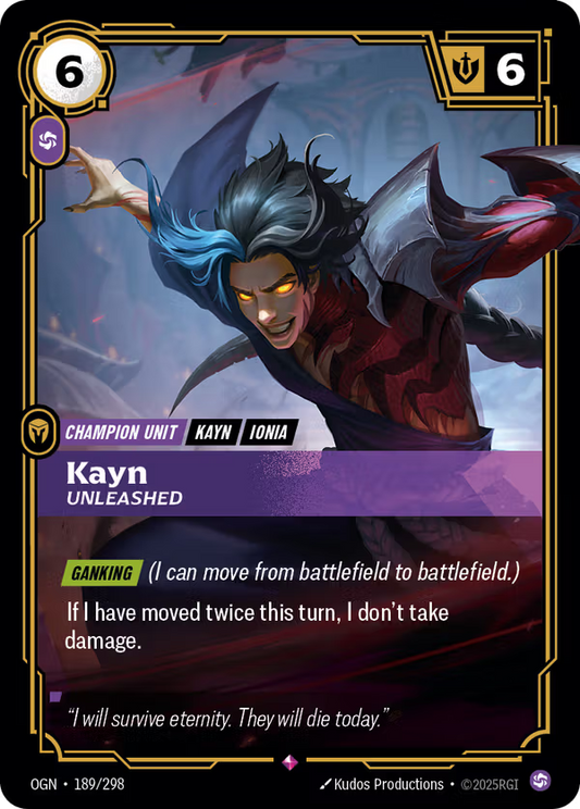 Kayn, Unleashed [OGN-189/298] [Origins]