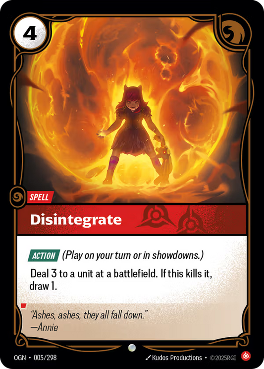 Disintegrate [OGN-005/298] [Origins]