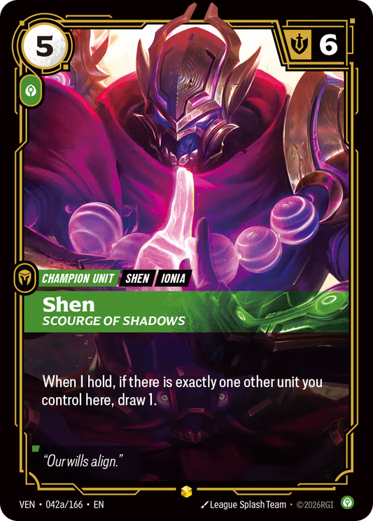 Shen, Scourge of Shadows [VEN-042a/166] [Vendetta]