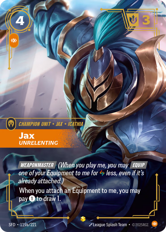 Jax, Unrelenting [SFD-119a/221] [Spiritforged]