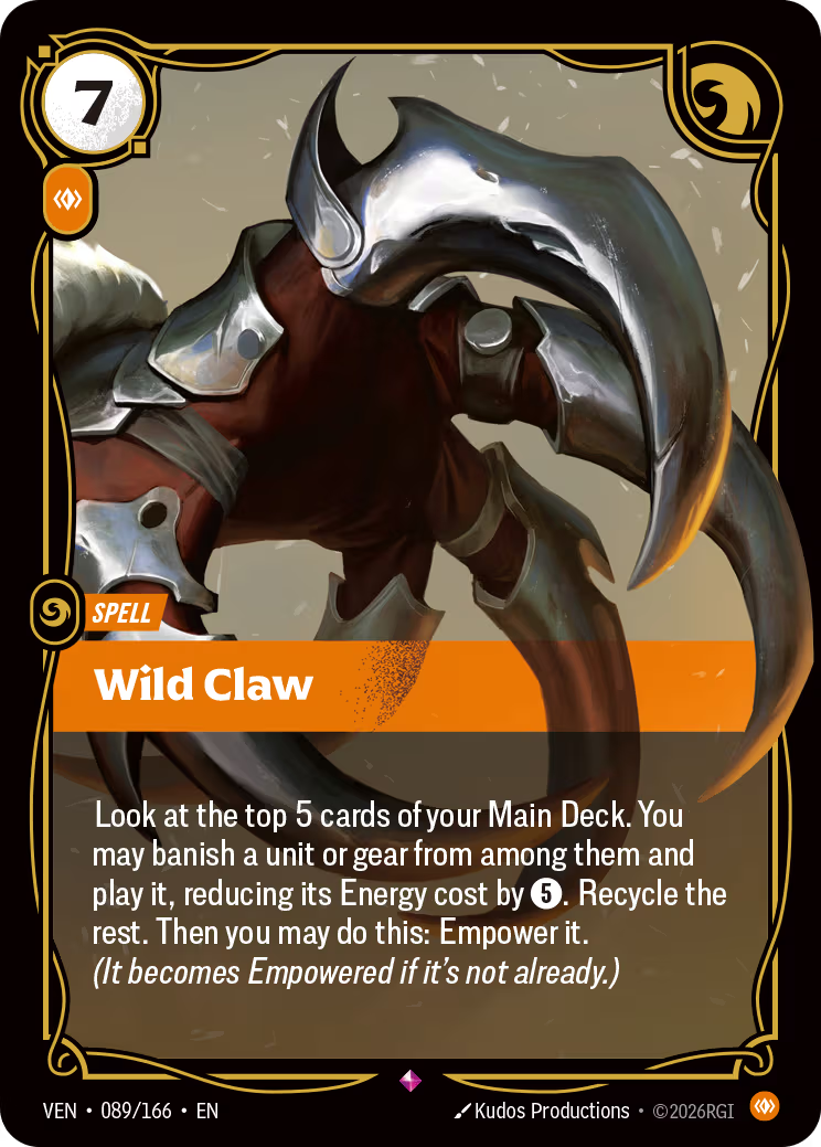 Wild Claw [VEN-089/166] [Vendetta]